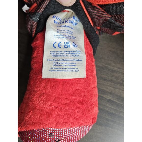 Build A Bear Workshop Red Dragon Great Wolf Lodge FLANNEL PAJAMAS 2021 - Picture 7 of 8